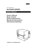 Toshiba B-682-QP Printer User Manual