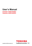 Toshiba A660D Personal Computer User Manual