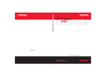 Toshiba a300/a300d Laptop User Manual