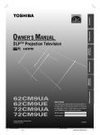 Toshiba 60PN5300 Flat Panel Television User Manual