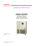 Toshiba 300 KW Power Supply User Manual