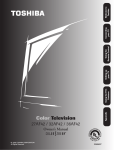 Toshiba 27AF42 CRT Television User Manual