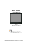 Toshiba 20RTH Flat Panel Television User Manual
