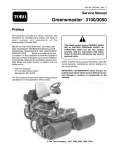 Toro 3000 Lawn Mower User Manual