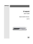 Topfield TF6400IR Satellite TV System User Manual