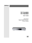 Topfield TF 6000 PVR ES Satellite TV System User Manual