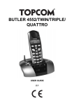 Topcom 4552 Cordless Telephone User Manual