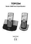 Topcom 3900 Telephone User Manual