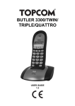 Topcom 3055 Cordless Telephone User Manual