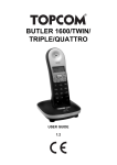 Topcom 2600 DUO Telephone User Manual
