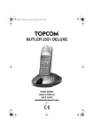 Topcom 2551 Cordless Telephone User Manual