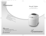 Toastmaster tbr15 Bread Maker User Manual