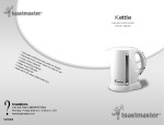 Toastmaster 528CAN Hot Beverage Maker User Manual
