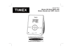 Timex T612S Clock Radio User Manual