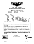 Thermo Products OD6RX072DV5R Furnace User Manual