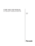 Thermador PB30 Gas Grill User Manual