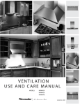Thermador HMWN30 Ventilation Hood User Manual