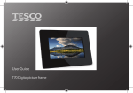 Tesco.com T70 Digital Photo Frame User Manual