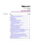Telenetics Modular Nest Network Card User Manual