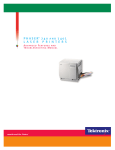 Tektronix 740 Printer User Manual