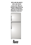 Teka NFA 465 Refrigerator User Manual