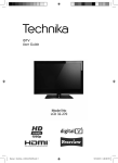 Technika LCD 32-270 Flat Panel Television User Manual