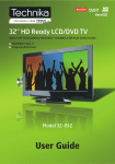 Technika 32-612 Flat Panel Television User Manual