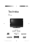 Technika 23-231-BB Flat Panel Television User Manual