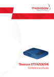 Technicolor - Thomson ST516 Network Router User Manual