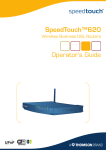 Technicolor - Thomson SpeedTouchTM620 Network Router User Manual