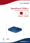 Technicolor - Thomson 536(v6) Network Router User Manual