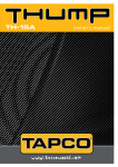Tapco TH-15A Speaker User Manual