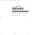 Talkswitch 48-CVA Telephone User Manual