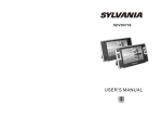Sylvania SDVD8730 Portable DVD Player User Manual