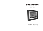 Sylvania SDPF1079 Digital Photo Frame User Manual