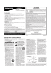 Sylvania 6414FG CRT Television User Manual