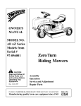 Swisher 97-056001 Lawn Mower User Manual
