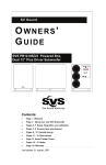 SV Sound PB12-NSD/2 Speaker User Manual