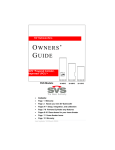 SV Sound 16-46PCi Speaker User Manual