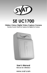 SVAT Electronics UC1700 Security Camera User Manual