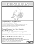 Sunrise Medical 3000 Series Mobility Aid User Manual