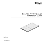 Sun Microsystems X4150 Server Computer Drive User Manual