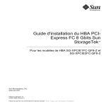 Sun Microsystems SG-XPCIE1FC-QF8-Z Computer Hardware User Manual