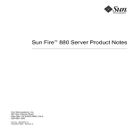 Sun Microsystems 880 Server User Manual