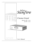 Sunfire 200 seven Power Supply User Manual