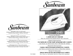 Sunbeam 3945 Iron User Manual
