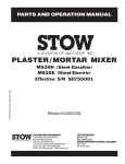 Stow MS20E Model Vehicle User Manual