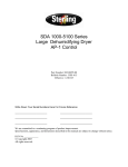 Sterling 882.00295.00 Dehumidifier User Manual