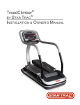 Star Trac E-TCI Treadmill User Manual