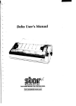 Star Micronics Delta Printer User Manual